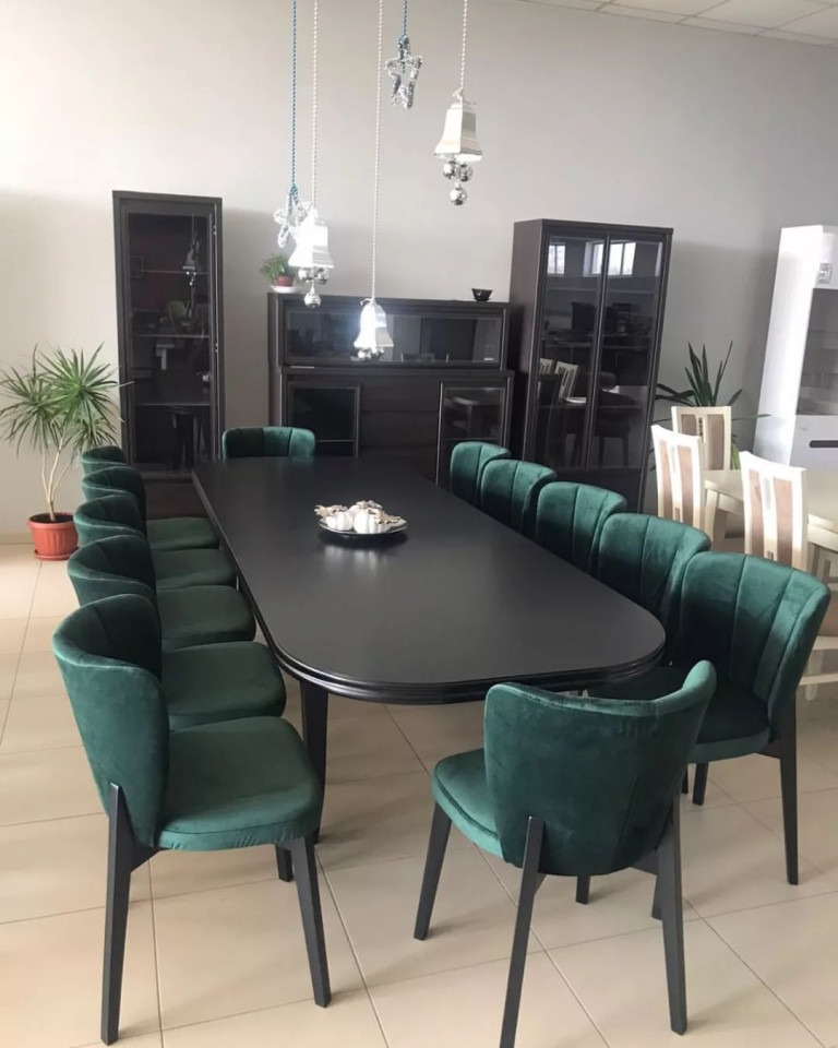 En salong reservert for en privat VIP-middag